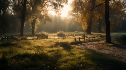 morning in the park