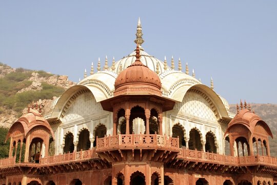 City Palace complex of Alwar, Build in the 18th century, this magnificent fort in located in the foothills of Aravalli, right below Bala Quila
