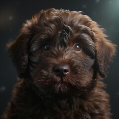 Fototapeta premium Preciosa imagen de vivos colores de tus compañeros mas fieles, los animales, disfruta de ella y de su tierna mirada