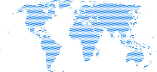 blue dot world map
