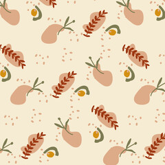 Abstract Flowers Pattern 12