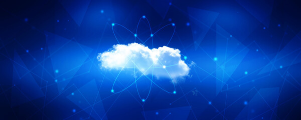 2d illustration abstract cloud background