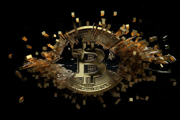 Bitcoin Breaking Into Pieces