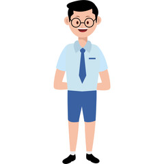 Fototapeta premium Student Illustration