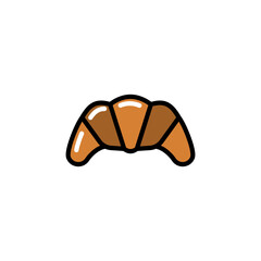 croissant icon vector design templates