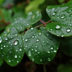 Close-up of water droplet covered plant image