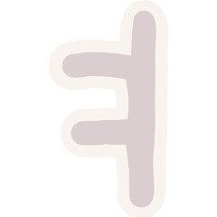 Hangeul korean alphabet drawing