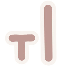 Hangeul korean alphabet drawing