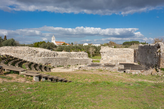 Ruinas de Conimbriga, Terras de Sic&oacute; - Condeixa-a-Nova, Coimbra - Portugal 27/02/2022.