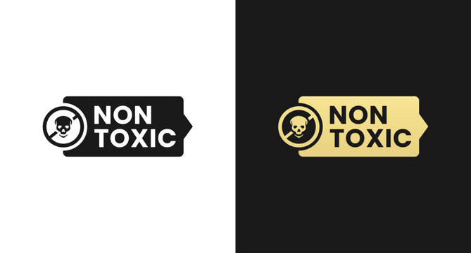 Premium Vector  Illustration vector graphic of non toxic label