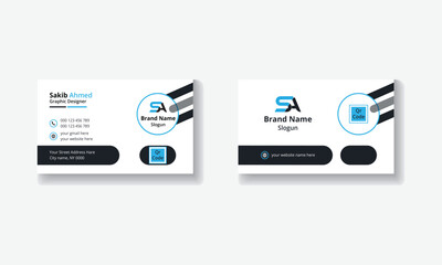 Simple & creative best business card design, layout & template