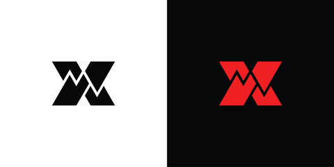 Modern and strong letter H initials logo design