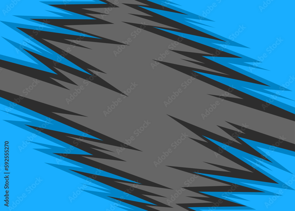 Poster abstract background with gradient spikes pattern and with some copy space area