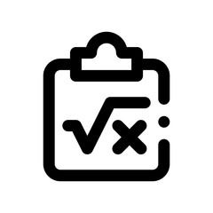 clipboard line icon