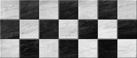 Square dark and light granite tiles background