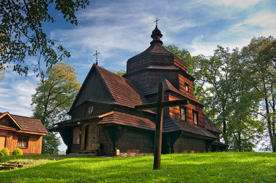 Wooden Greek Catholic Church of the Transfiguration of the Lord in Czertez, Subcarpathian Voivodship, Poland