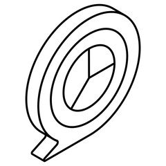 Trendy design icon of business chat