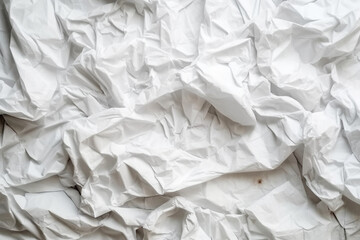 Creased White Paper Background
