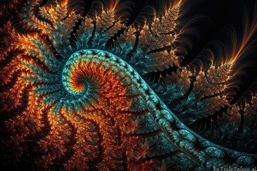 Fractals generated with AI