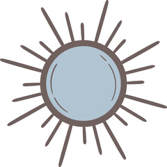 Boho furniture interior vintage