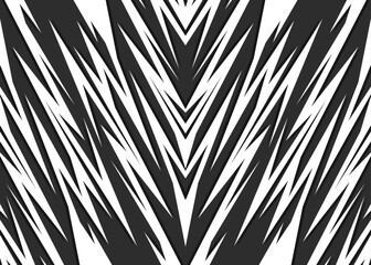 Fototapeta premium Abstract background with reflective tribal pattern. Abstract tribal ornament