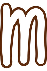 abc english font drawing