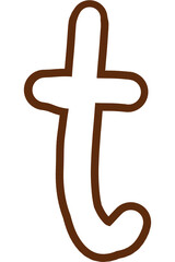 abc english font drawing