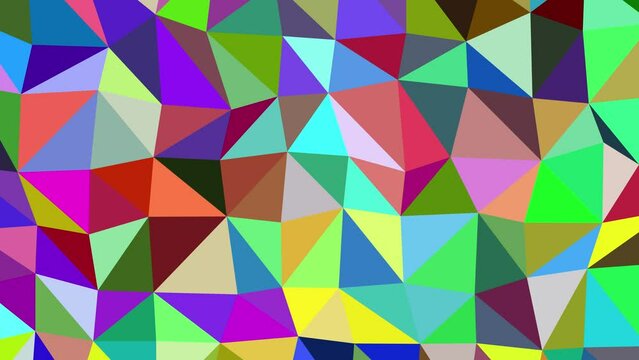 Multicolored background with triangles. Illustration.