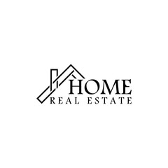 Home real estate logo icon isolated on transparent background