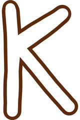 abc english font drawing