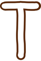 abc english font drawing