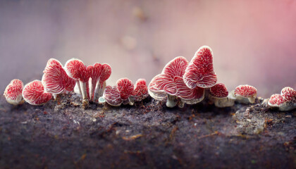 Fototapeta na wymiar Exotic Mycelium (Generative Ai)