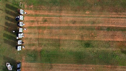 Aerial view of Archery Training
