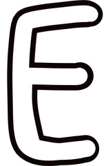 abc english font drawing