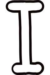 abc english font drawing