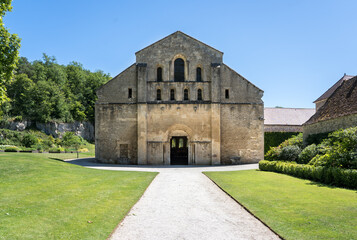 Fototapeta na wymiar Abbey of Fontenay in France