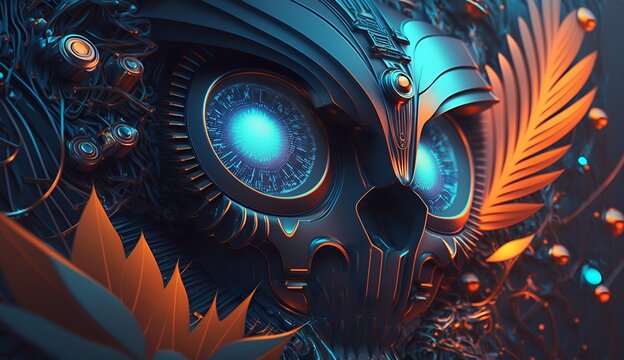 Futuristic Wallpaper generated by AI