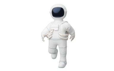 White space man, 3d character, 3d rendering.