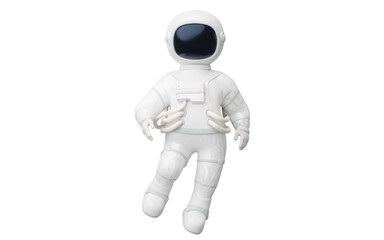 White space man, 3d character, 3d rendering.