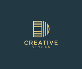 Luxury and elegant Letter D logo design for various types of businesses and company