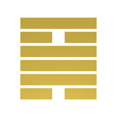 Hexagram 50 Gene Key I ging gold	