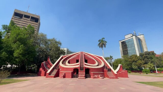 The Jantar Mantar is located in New Delhi, India