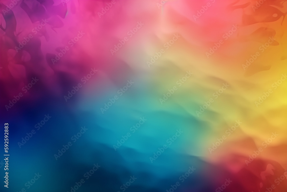 Poster colorful abstract wavy background with gradient. generative ai