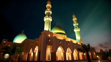 Ramadan, the holy month of the Muslim world. In the month of Ramadan, people pray and pray in the mosque. Happy ramadan