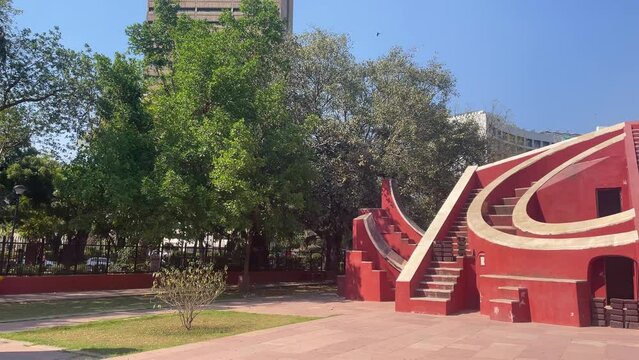 The Jantar Mantar is located in New Delhi, India
