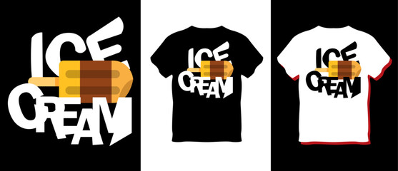 ice cream background vector illustration t shirt