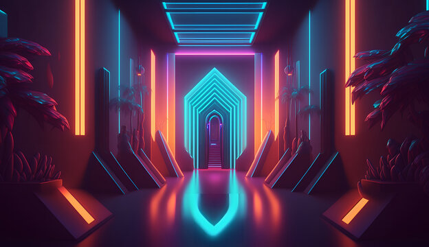 Colorful Wallpaper generated by AI