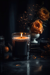 Candles and Flowers Creating an Elegant Atmosphere