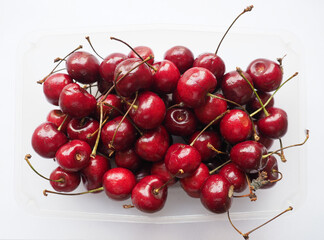 Obraz na płótnie Canvas cherry fruit food