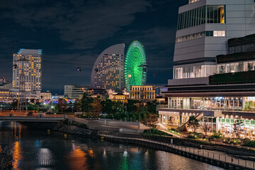 【#横浜】みなとみらいの夜景